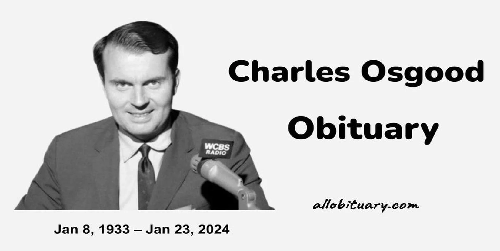 Charles Osgood Obituary